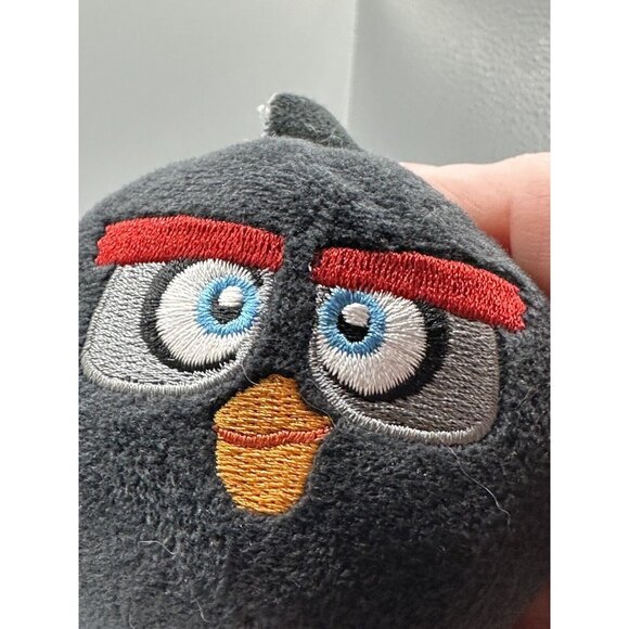 Burger King Toys Angry Birds 4 Plush Black Bomb Bird 22 Burger King